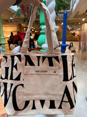 Gentlewoman canvass tote bag.