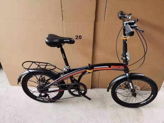 BIKETEC FOLDING BIKE SIZE 20"WITH CARRIER