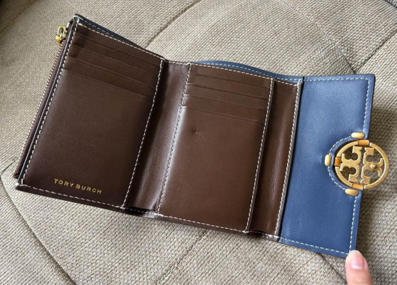 Tory burch miller color block wallet