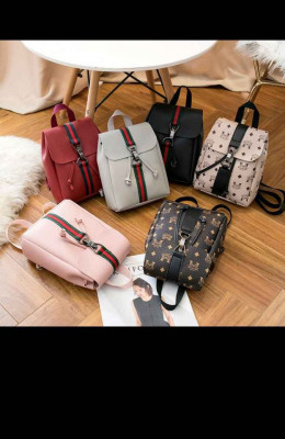 Korean Leather Trendy Sweet Lady Bag