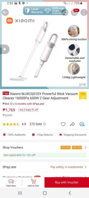 Xiaomi Mijia Vacuum Cleaner