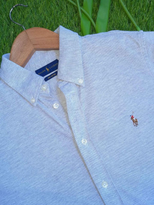 Ralph Lauren Gray Knitted Oxford (Gold Label)