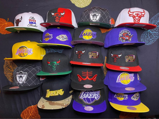 Mitchell&ness Cap lakers bulls raiders