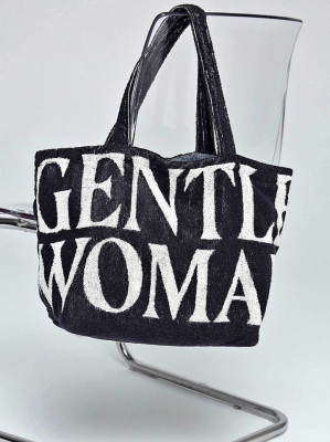 Gentlewoman Terry Tote Bag Black