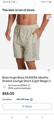 Hugo boss shorts