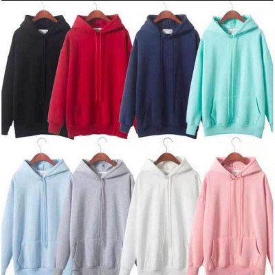 Unisex Plain Hoodie