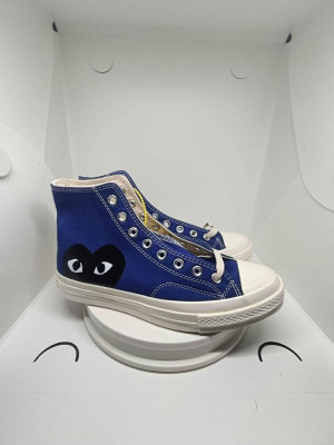 Cdg x chuck taylor 1970 high blue