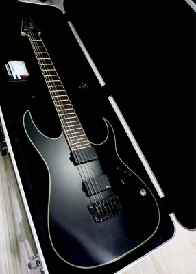 Ibanez Iron Label RGIR30BFE - Black Flat (w/ Gator Hardcase)