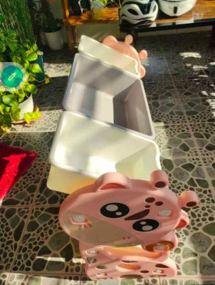 Toy organizer rack shelves