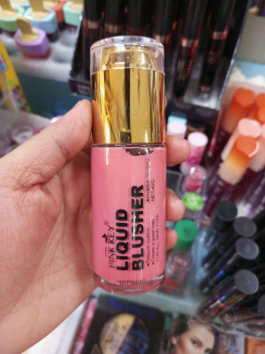 Liquid blush on