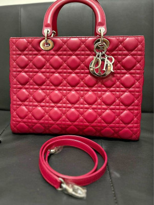 Christian Dior bag Cherry red