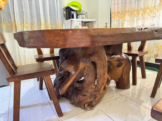 Narra wood Dining Set