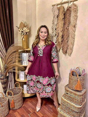 Plus size dress Cotton spandex Freesize