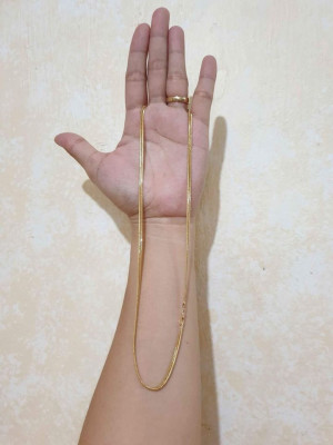 18K SAUDI GOLD NECKLACE