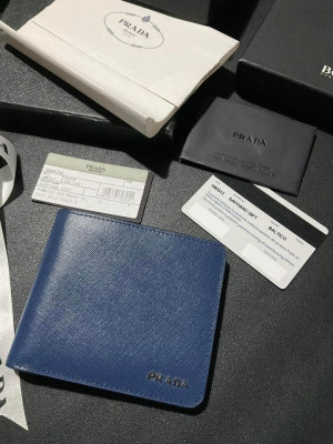 Prada Saffiano Leather Wallet Men