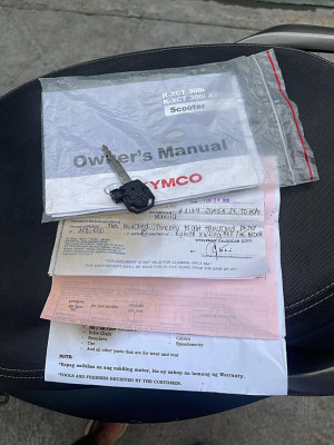 2020s Kymco Xciting 300i ABS Black All Stock