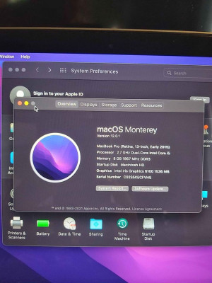 Macbook Pro Retina 13-inch early 2015