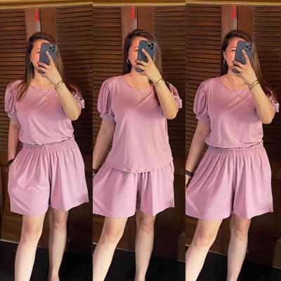 PLUS SIZE PUFF SHORTS COORDINATES