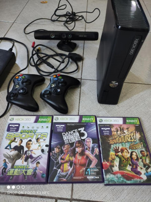 Xbox360 slim 250gb with games