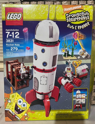 LEGO RARE Limited Edition SpongeBob Squarepants 3831 Rocket Ride