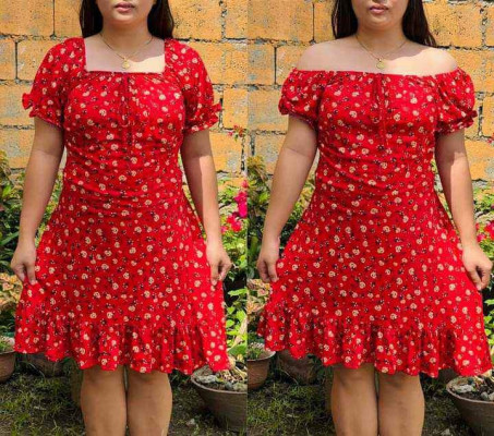 Plus size Korean dress