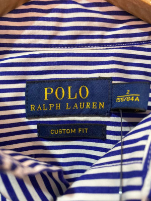 Ralph Lauren Blue Stripes L/s Womens