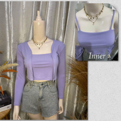 Cardigan Set (Cardigan + Inner Wear