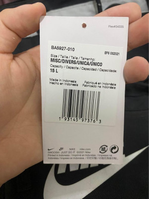 nike tanjun 15L mini backpack