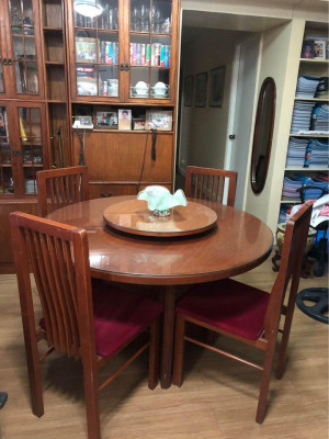 Round NARRA dining table for sale in Eastwood City