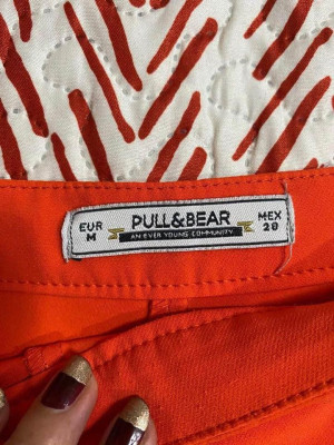 Pull & Bear Orange Skort (preloved)