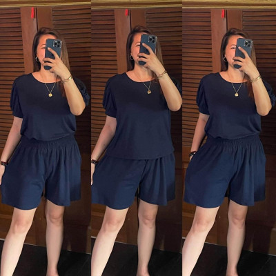 PLUS SIZE PUFF SHORTS COORDINATES
