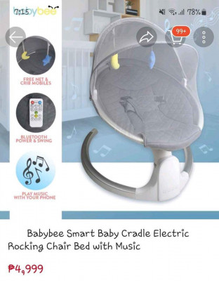 Babybee Electric Rocking Chair