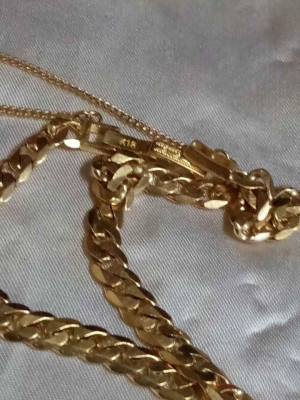 K18 japan gold bracelet