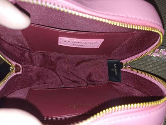 Cc pink heart leather bag vip gift