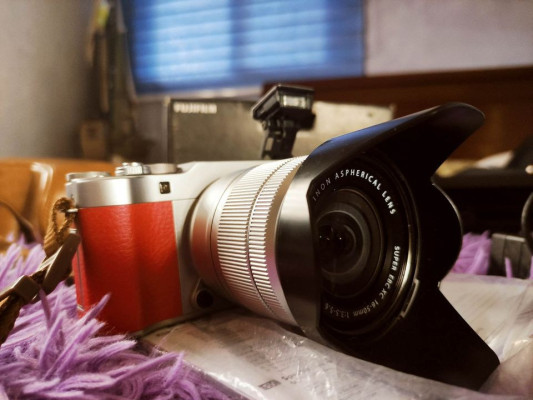 Fujifilm A-X3 - Mirrorless camera (Pink Rose)