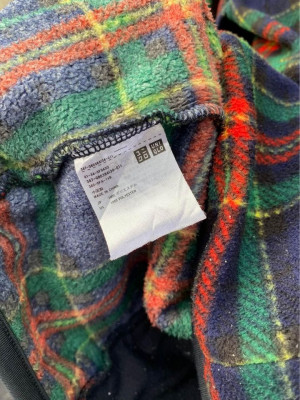 Uniqlo Plaid Fleece Jacket