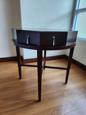 Decagon Side Table with Drawer