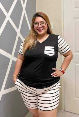 Plus size COMBI SHORT