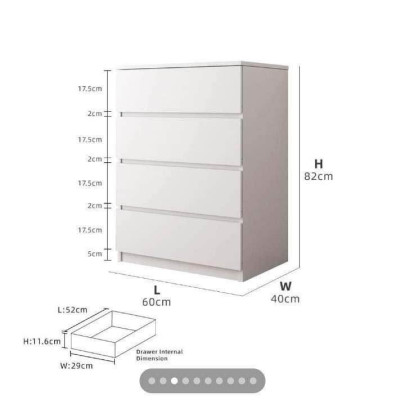 4-Layer Chest Drawer Cabinet