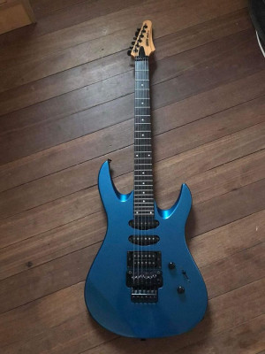 YAMAHA RGZ 312 DARK METALLIC BLUE VINTAGE SUPERSTRAT 24F Made in Taiwan