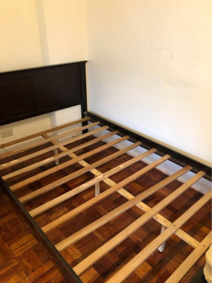 Wood Bed Frame (Double)