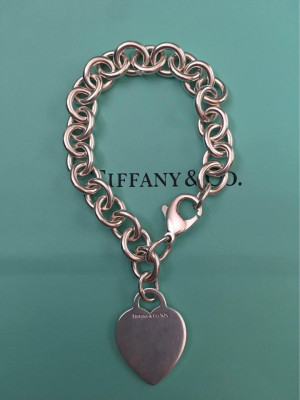 TIFFANY & CO. HEART TAG CHARM BRACELET