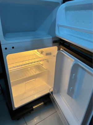 Fujidenzo 3.5 cu. ft. Two Door Personal Refrigerator