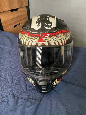 Zebra Helmet Single Visor