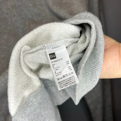 GU by Uniqlo Crew Neck Pullover Sweatshirt Long Sleeve T-Shirt