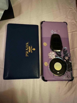 PRADA Vitello Grain Leather With Authentication Card