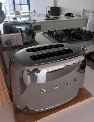 Smeg Refrigerator And Smeg Toaster