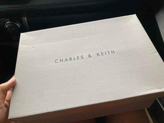 Charles & Keith Gem-Embellished Strappy Sandals – Nude