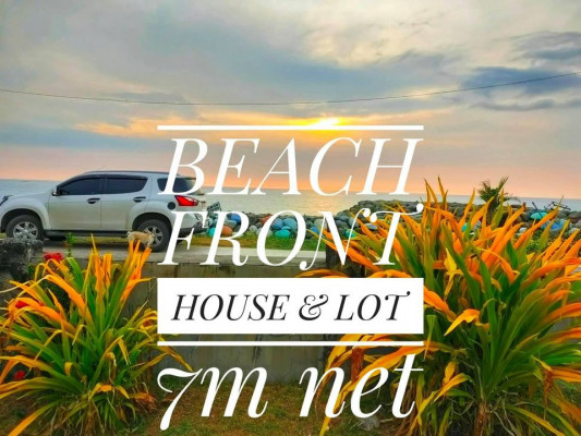 Beach Front House & Lot FOR For Sale