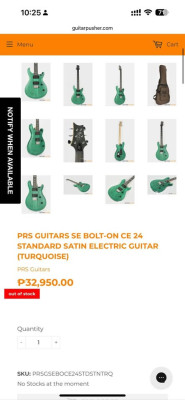 PRS SE CE 24 Electric Guitar Turquoise